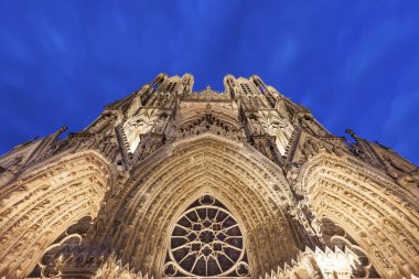Our Lady Reims Katedrali. Reims, Grand Est, Fransa.