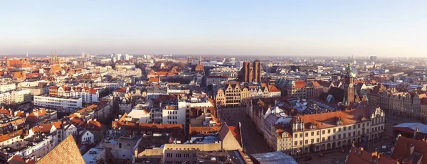 Marktplein Wroclaw Wroclaw Neder Silezië Polen — Stockfoto