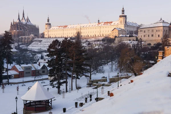 Ehemaliges Jesuitenkolleg Und Die Kirche Barbara Kutna Hora Kutna Hora — Stockfoto