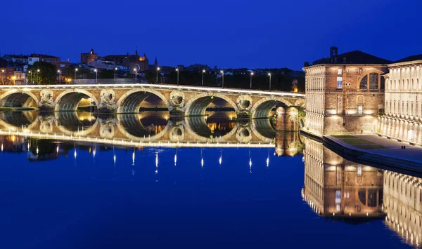 Pont Neuf Toulouse Toulouse Occitanie Frankrig - Stock-foto