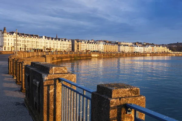 Panorama Över Douglas Vid Soluppgången Douglas Isle Man — Stockfoto