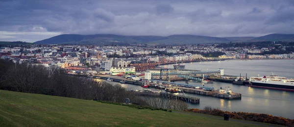 Panorama Douglas Sur Île Man Aube Douglas Île Man — Photo