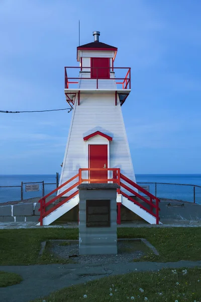Fort Amherst Lighthouse John John Newfoundland Labrador Kanada — Stock fotografie