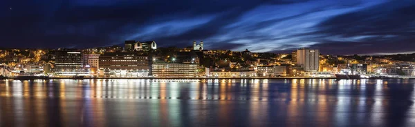 Panorama San Juan Noche San Juan Terranova Labrador Canadá —  Fotos de Stock