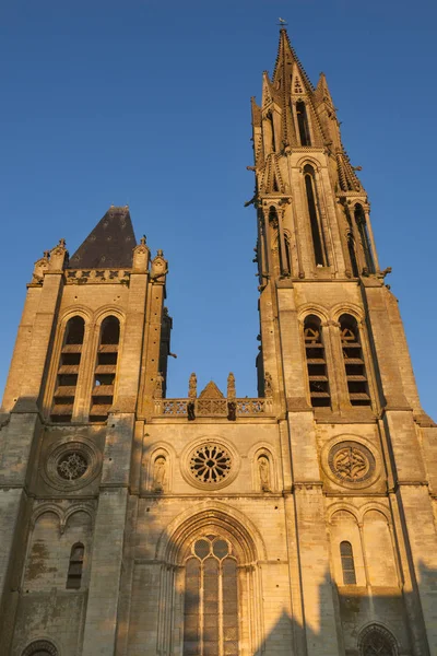 Senlis Notre Dame Kathedrale Senlis Hauts France Frankreich — Stockfoto