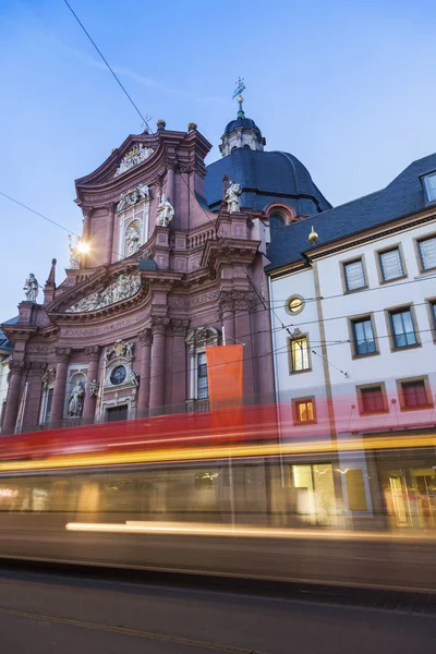 Neumunster Abbey Würzburg Városában Würzburg Bajorország Németország — Stock Fotó
