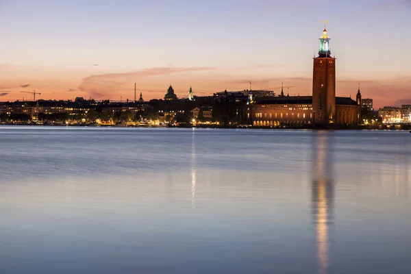 Stockholm City Hall Stockholm Sodermanland Uppland Sweden — Stock Photo, Image