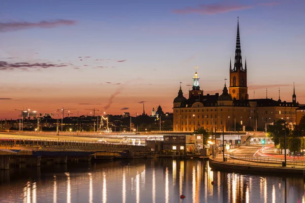 Riddarholm Church City Hall Stockholm Stockholm Sodermanland Uppland Sweden — Stock Photo, Image