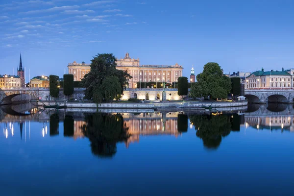 Парламент Швеции Мэрия Стокгольма Стокгольм Содерманланд Уппланд Швеция — стоковое фото