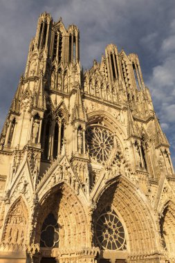Our Lady Reims Katedrali. Reims, Grand Est, Fransa.