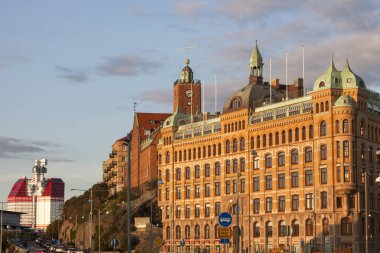 Gothenburg Panoraması. Gothenburg, Vasstergotland ve Bohuslan, İsveç.