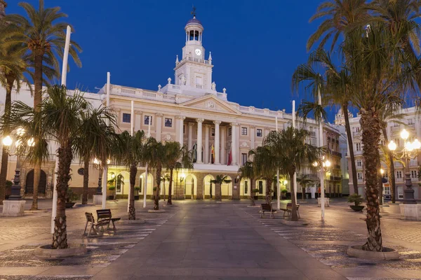 Câmara Municipal Cádiz Plaza San Juan Dios Cádiz Andaluzia Espanha — Fotografia de Stock