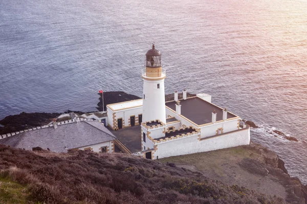 ダグラス ヘッド灯台の朝時間 マン島のダグラス — ストック写真