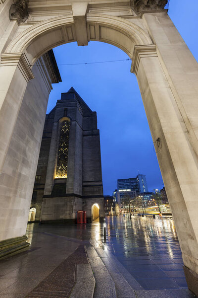 Мэрия Манчестера. Манчестер, Северо-Западная Англия, Великобритания
.