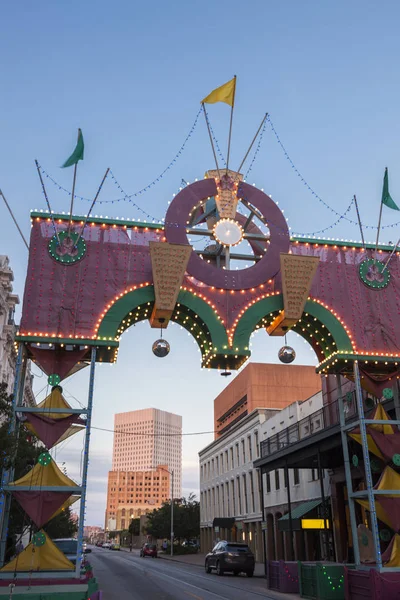 Boone Arch Powell Zabytkowej Dzielnicy Galveston Teksasie — Zdjęcie stockowe