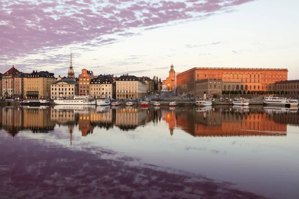 Gamla Stan Staré Město Stockholmu Stockholm Sodermanland Uppland Švédsko — Stock fotografie