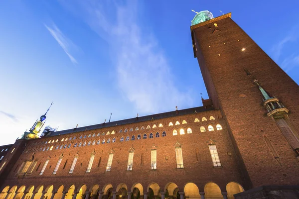 Stockholmer Rathaus Stockholm Sodermanland Und Uppland Schweden — Stockfoto