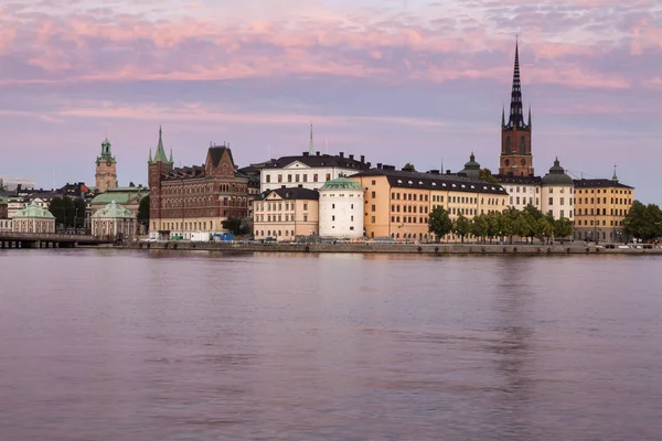 Riddarholmen Island Atardecer Estocolmo Sodermanland Uppland Suecia —  Fotos de Stock