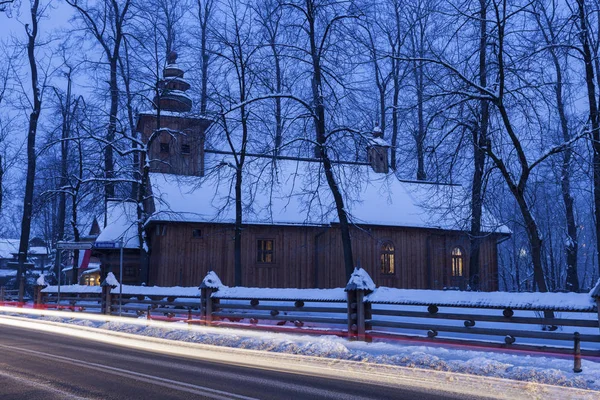 Kościół Matki Bożej Częstochowskiej Zakopanem Zakopane Małopolskie Polska — Zdjęcie stockowe