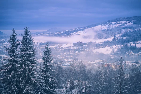 Winterpanorama Von Zakopane Zakopane Kleinpolen Polen — Stockfoto