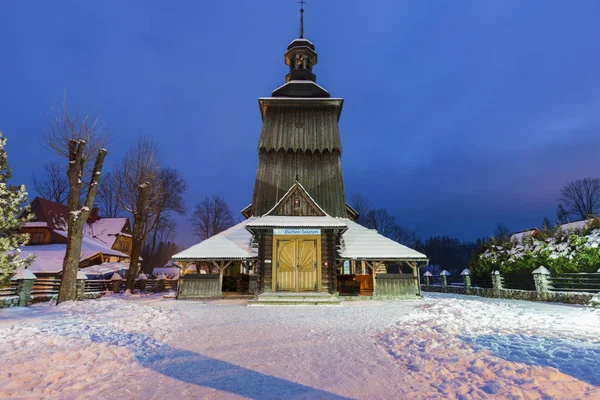 Kościół Świętego Jana Ewangelisty Zakopanem Zakopane Małopolskie Polska — Zdjęcie stockowe