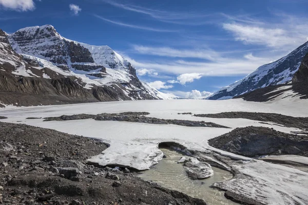 Athabasca Glaciären Kanadensiska Klippiga Bergen Alberta Kanada — Stockfoto