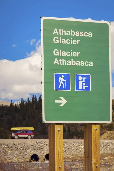 Athabasca Glacier Canadian Rockies Inglês Alberta Canadá — Fotografia de Stock