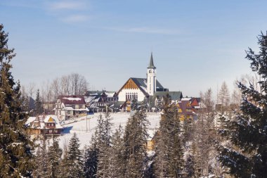 Zakopane ilahi Kilisesi merhamet. Zakopane, Lesser Poland, Polonya.