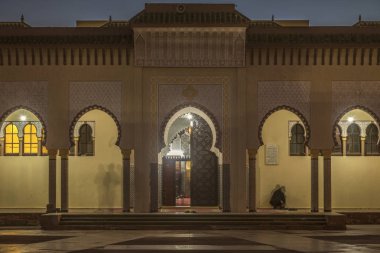 Moulay Abd el Aziz Mosque in Laayoune. Laayoune, Western Sahara, Morocco. clipart
