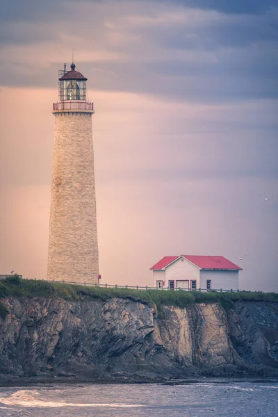 Cap Des Rosiers Leuchtturm Quebec Quebec Kanada — Stockfoto