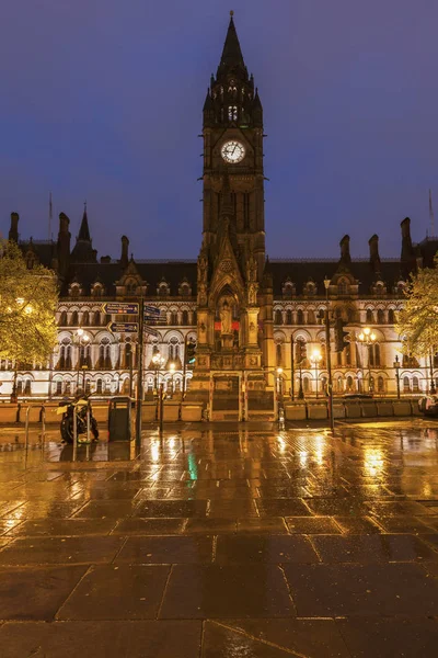 Manchester Városháza Manchester Észak Nyugat Anglia Egyesült Királyság — Stock Fotó