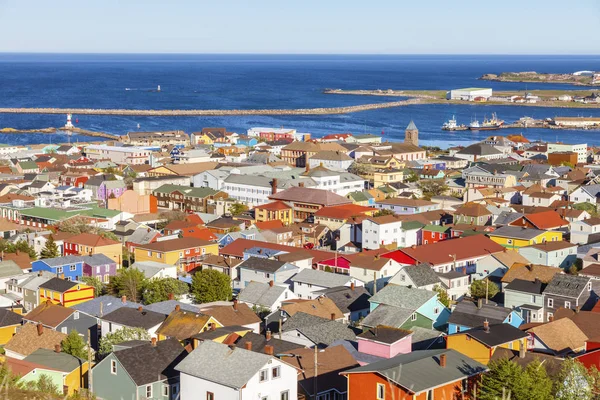 Het Saint Pierre Panorama Saint Pierre Saint Pierre Miquelon — Stockfoto