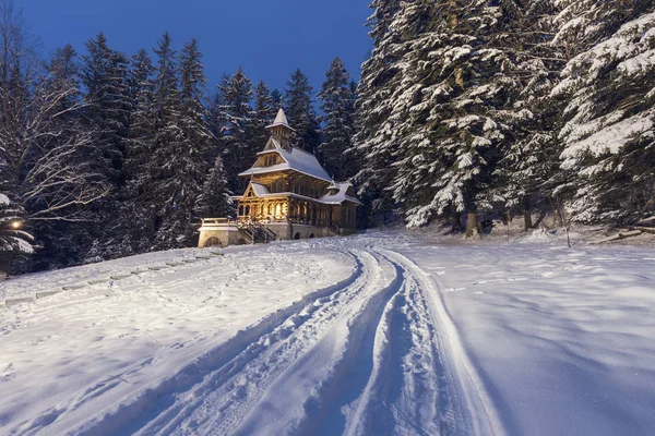 Cappella Del Sacro Cuore Gesù Jaszczurowka Jaszczurowka Zakopane Piccola Polonia — Foto Stock