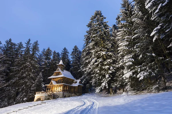 Chapel of the Sacred Heart of Jesus in Jaszczurowka — Stock Photo, Image