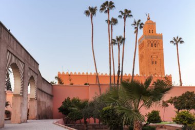 Marakeş'te Koutoubia cami
