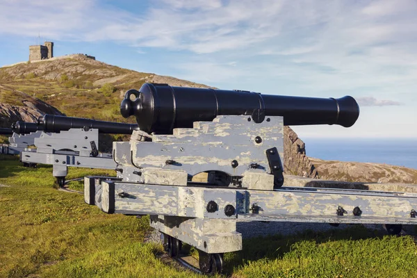 Cannon in St. John's, Newfoundland of St. John's, Newfoundland — Stock Photo, Image