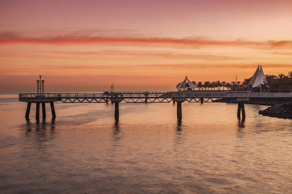科威特的码头 — 图库照片