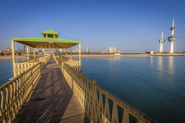 Pier in Kuwait-Stadt — Stockfoto
