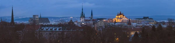 Panorama miasta Ołomuniec — Zdjęcie stockowe