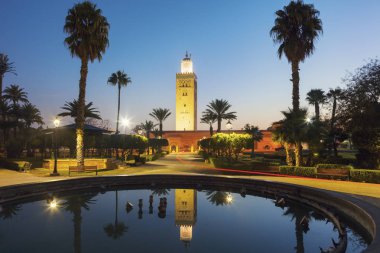 Marakeş'te Koutoubia cami