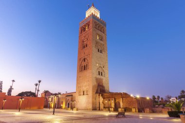 Marakeş'te Koutoubia cami