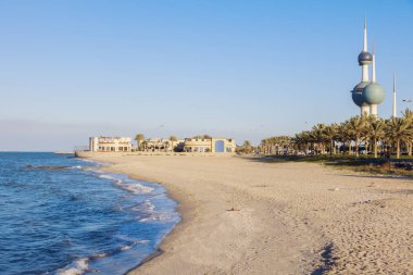 Kuwait City bölgesindeki plaj