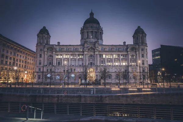 Edificio del porto di Liverpool — Foto Stock