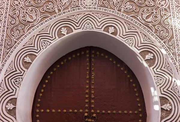 Dveře ve starém městě Marrakeš — Stock fotografie