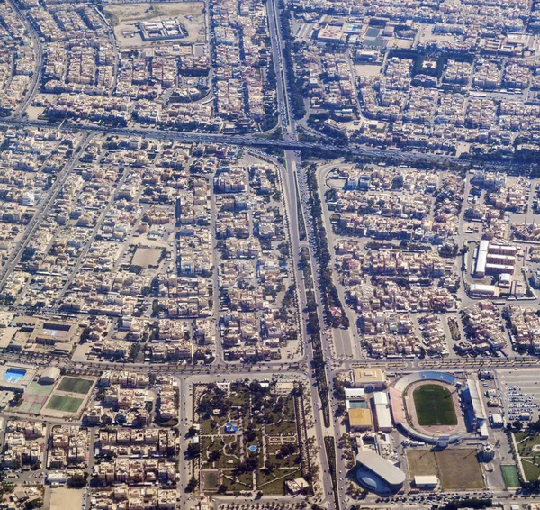 Авиационная панорама Кувейта — стоковое фото