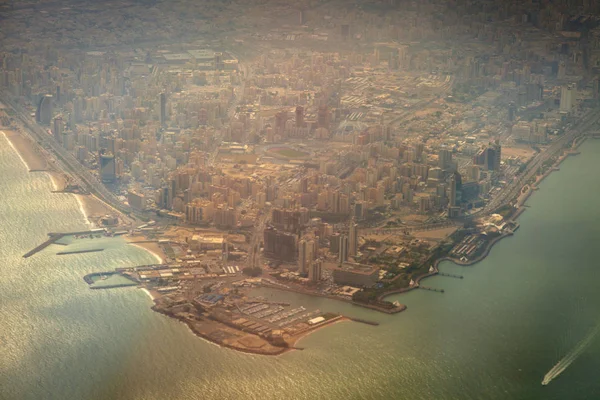 Авиационная панорама Кувейта — стоковое фото