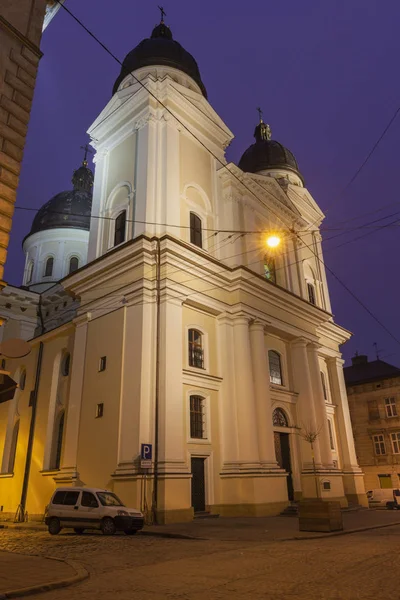 Forvandlingskirke i Lviv – stockfoto