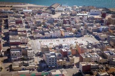 Dakhla'nın havadan görünümü