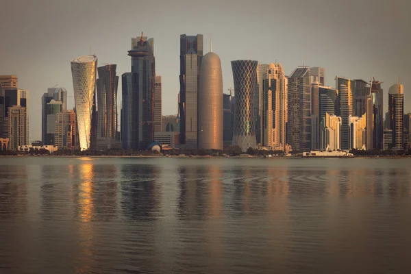 Архитектура Дохи — стоковое фото