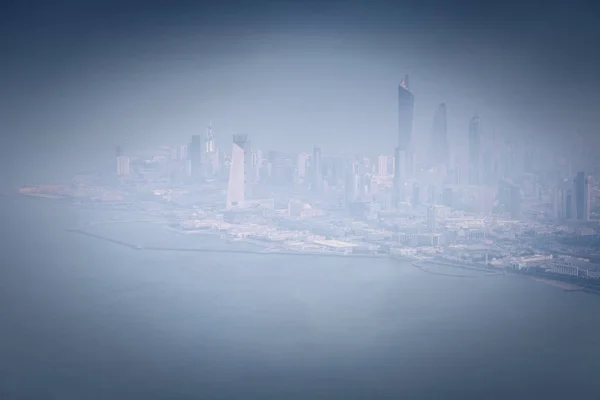 Luchtfoto panorama van Koeweit — Stockfoto